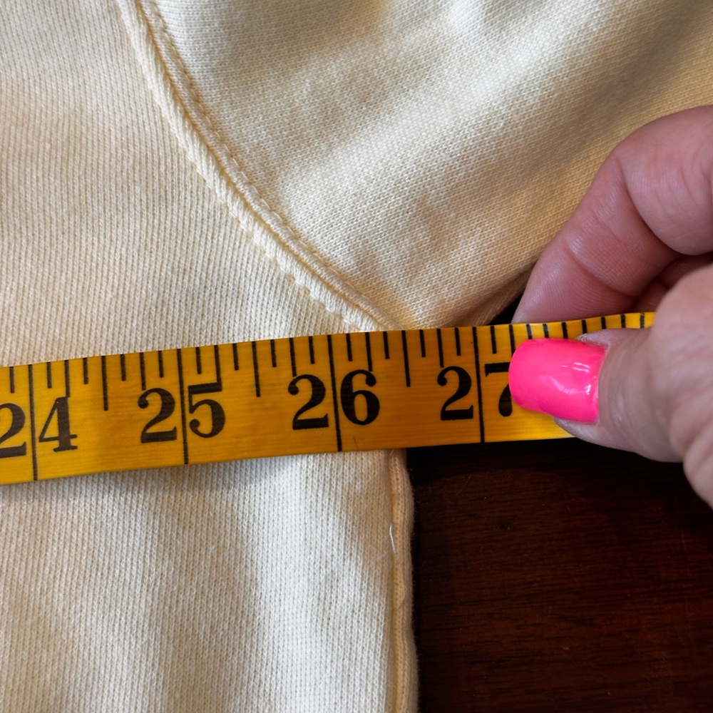 Beach outfitters SZ XL NWT men’s unisex Sanabel island pale yellow sweatshirt - Picture 10 of 12